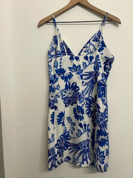 Farm rio off white floral birds euroflax mini dress - Picture 3 of 4